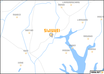 map of Sijiuwei