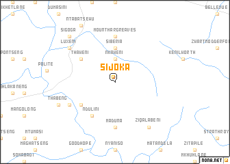 map of Sijoka