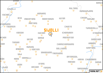 map of Sijŏl-li