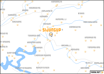 map of Sijung-ŭp