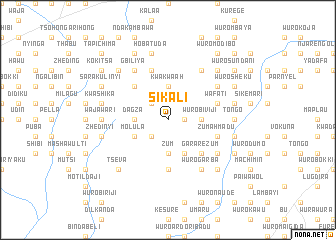 map of Sikali
