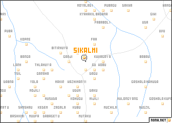 map of Sikalmi