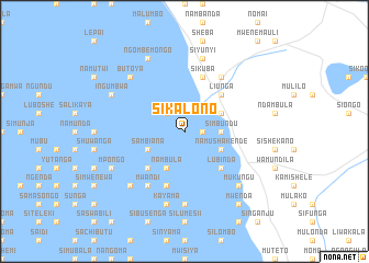 map of Sikalono