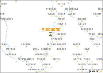 map of Sikamang