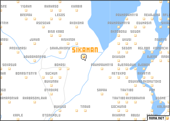 map of Sikaman