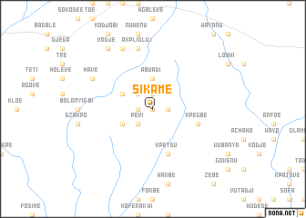 map of Sikame