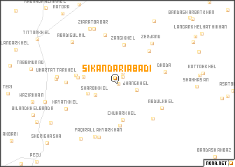 map of Sikandari Ābādi