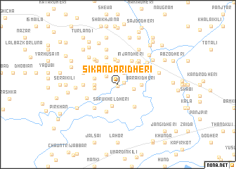 map of Sikandari Dheri