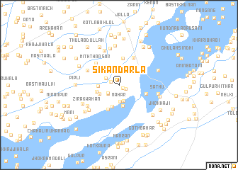 map of Sikandarla