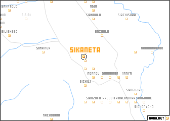 map of Sikaneta