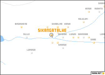 map of Sikangatalwe