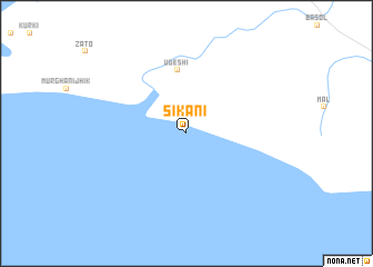 map of Sikani