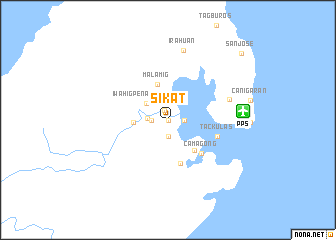 map of Sikat