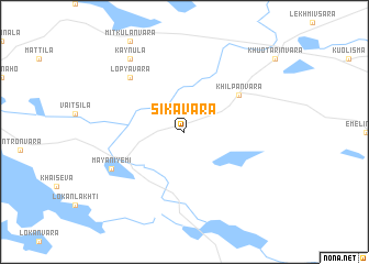 map of Sikavara
