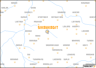 map of Sikaw Kadit
