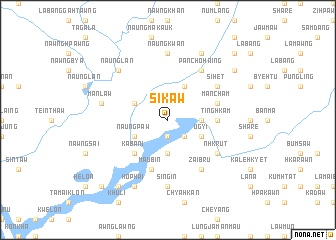 map of Sikaw