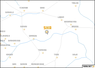map of Sika