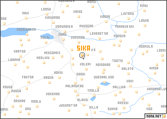 map of Sika