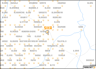 map of Sika