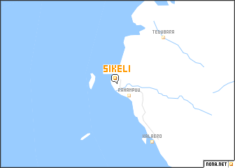 map of Sikeli