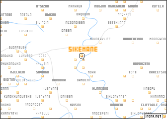 map of Sikemane