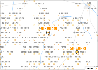 map of Sikemari