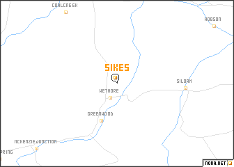 map of Sikes