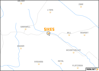 map of Sikes