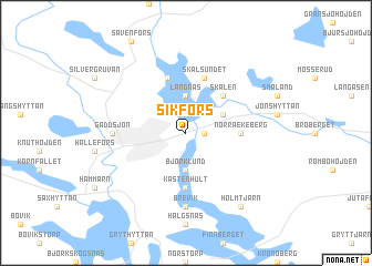 map of Sikfors