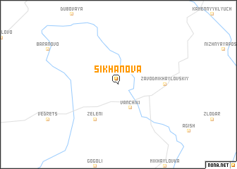 map of Sikhanova