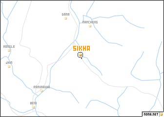 map of Sikha
