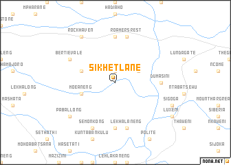 map of Sikhetlane