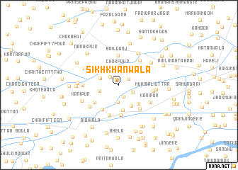 map of Sikhkhānwāla