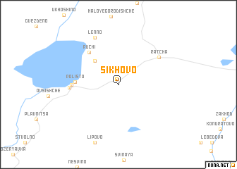 map of Sikhovo