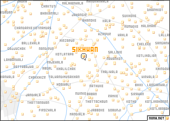 map of Sikhwān