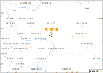 map of Sikidia