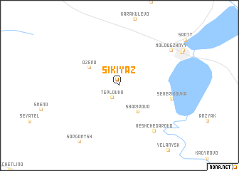 map of Sikiyaz