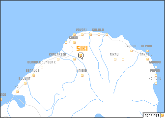 map of Siki