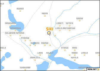 map of Siki