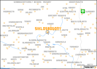 map of Siklósbodony