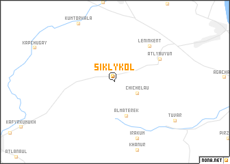map of Sikly-Kol