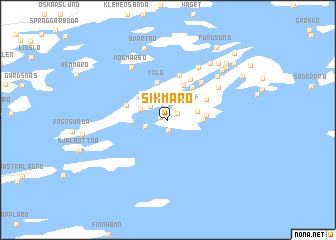 map of Sikmarö