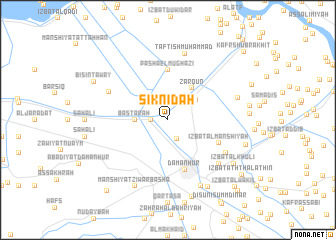 map of Siknīdah