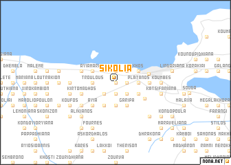 map of Sikoliá