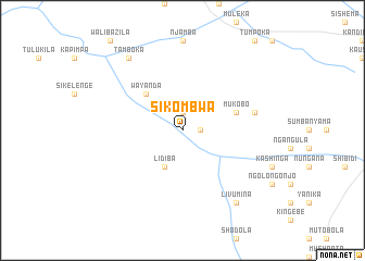 map of Sikombwa