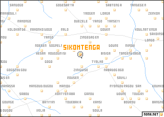 map of Sikomtenga