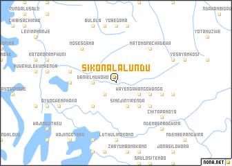 map of Sikonala Lundu