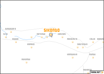 map of Sikondo