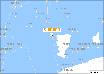 map of Sikongo