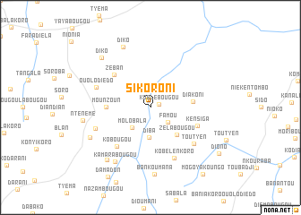map of Sikoroni